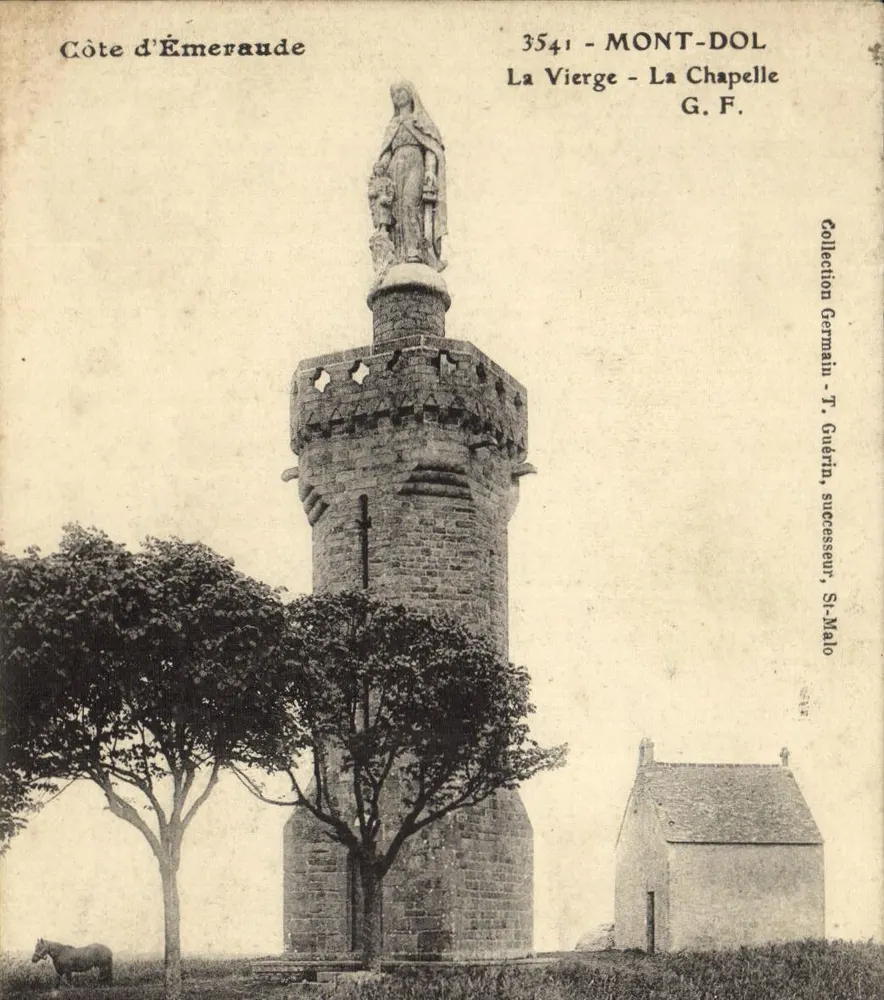 Mont-Dol - A Virgem - A Capela — G.F. — Coleção Germain - T. Guérin, sucessor, St-Malo - Frente
