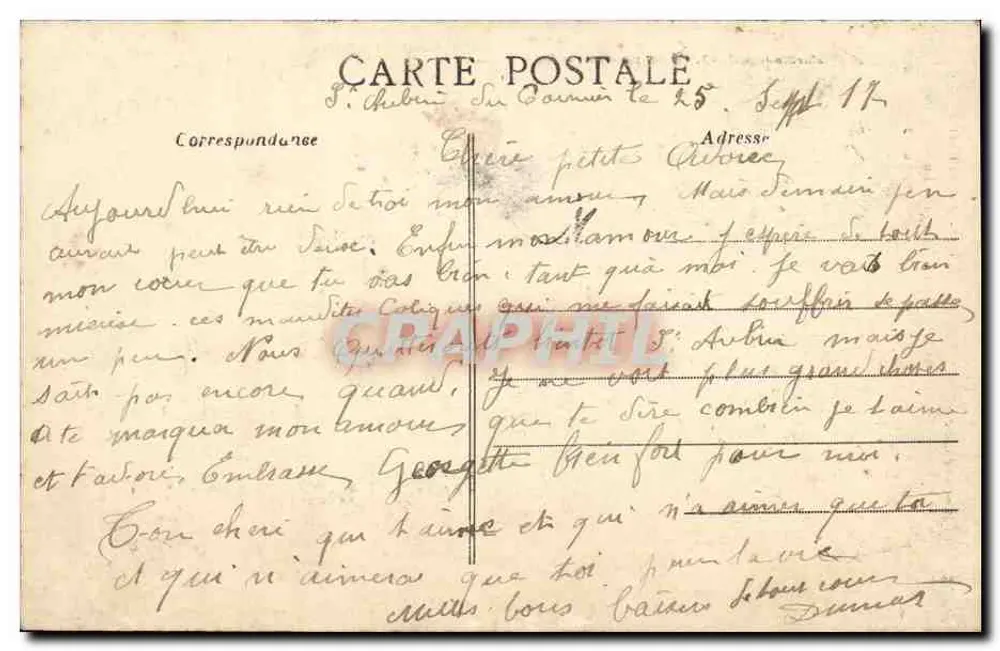 Mont-Dol - A Virgem - A Capela — G.F. — Coleção Germain - T. Guérin, sucessor, St-Malo - Verso