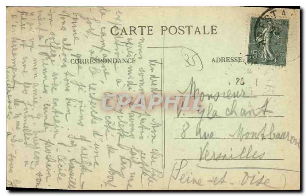 Montfort-sur-Meu — Das Gefängnis — J. Sorel, Verlag Rennes, Nr. 19 - Rückseite