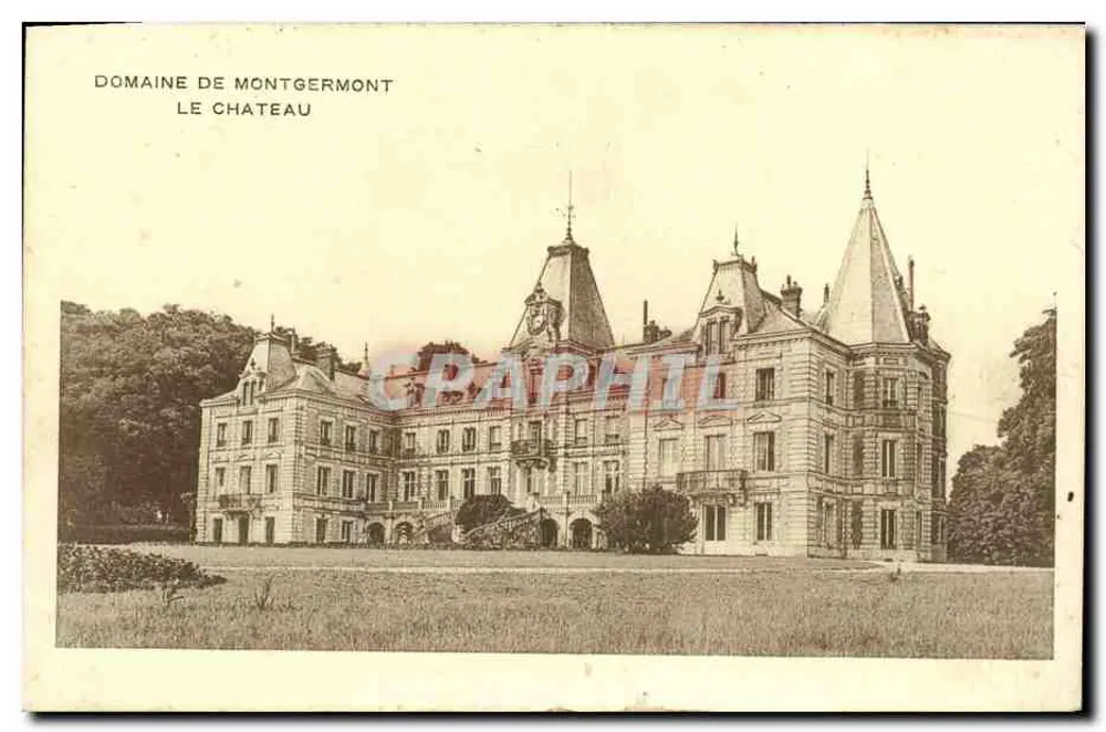 Domaine de Montgermont — Das Schloss — Graphphil - Vorderseite