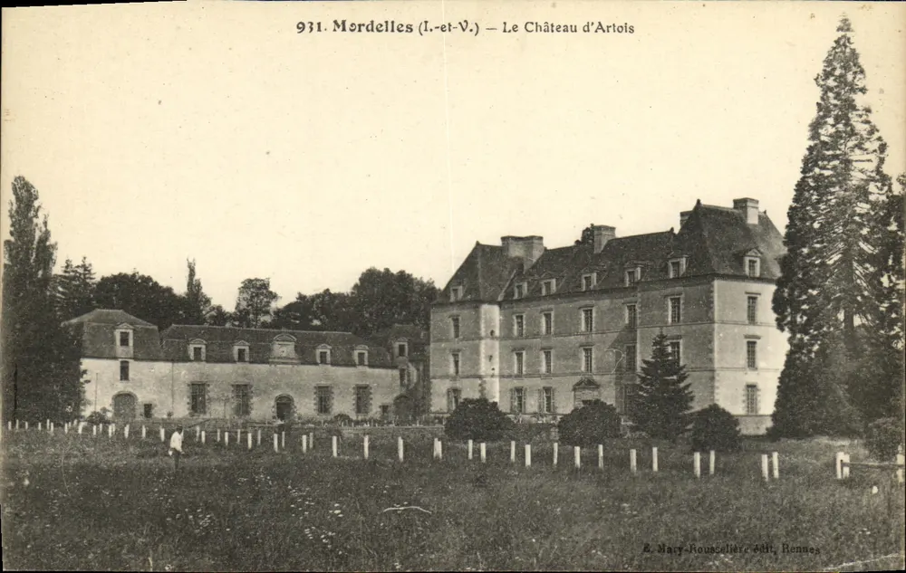 Mordelles (I.-et-V.) — Schloss Artois — Verlag E. Mary-Rouscellière, Rennes - Vorderseite