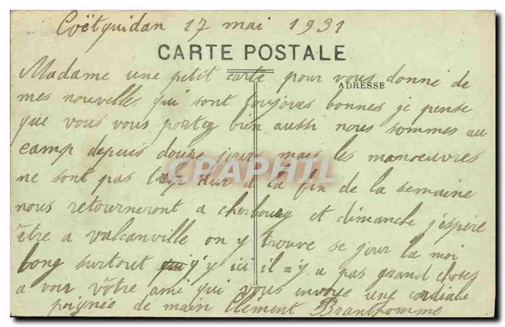 Paimpont (Ilha-e-Vila) — Na Floresta — O Castelo — Garnier et Coconnier, editores - Verso