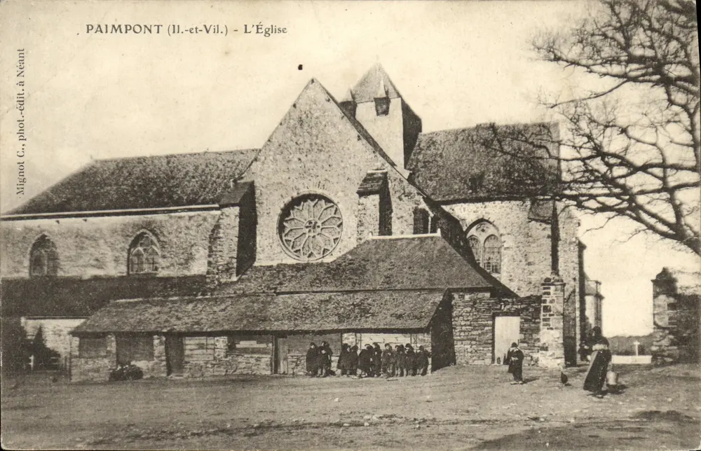Paimpont (Ille-et-Vilaine) - La Chiesa - Recto