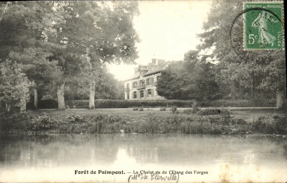 Forêt de Paimpont — Das Chalet am Etang des Forges — Mme de Clerville - Vorderseite