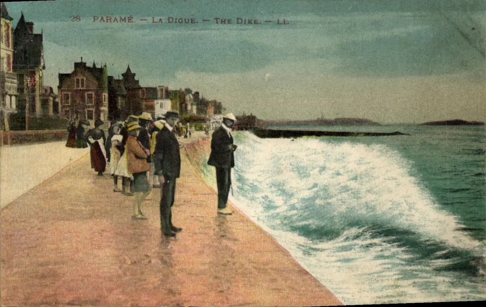 Paramé — A Digue — The Dike — LL — Editor LL, n° 28 - Frente