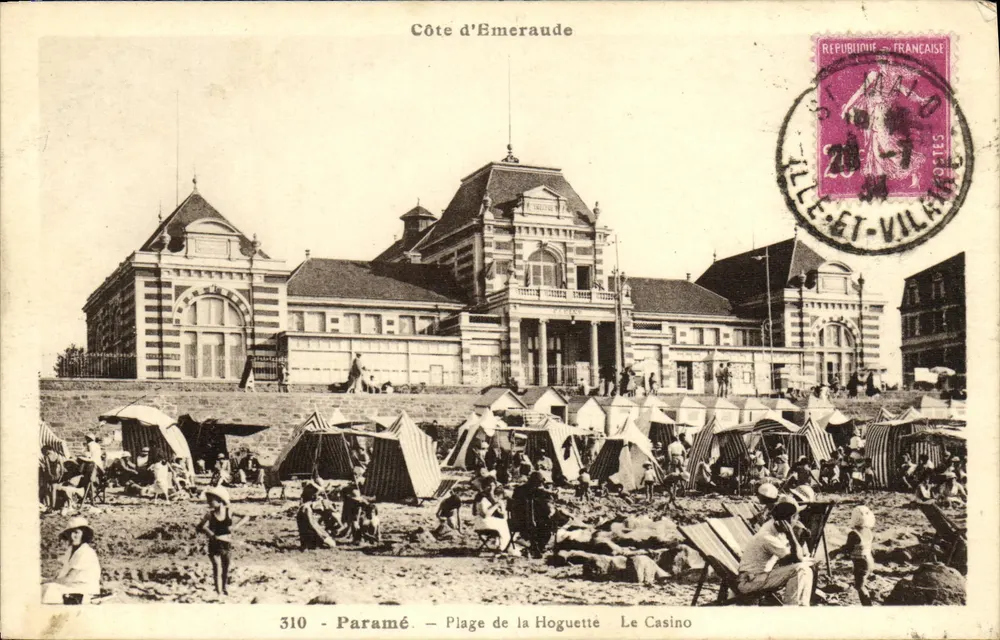 Côte d'Émeraude - Paramé - Strände von La Hoguette - Das Casino - Vorderseite