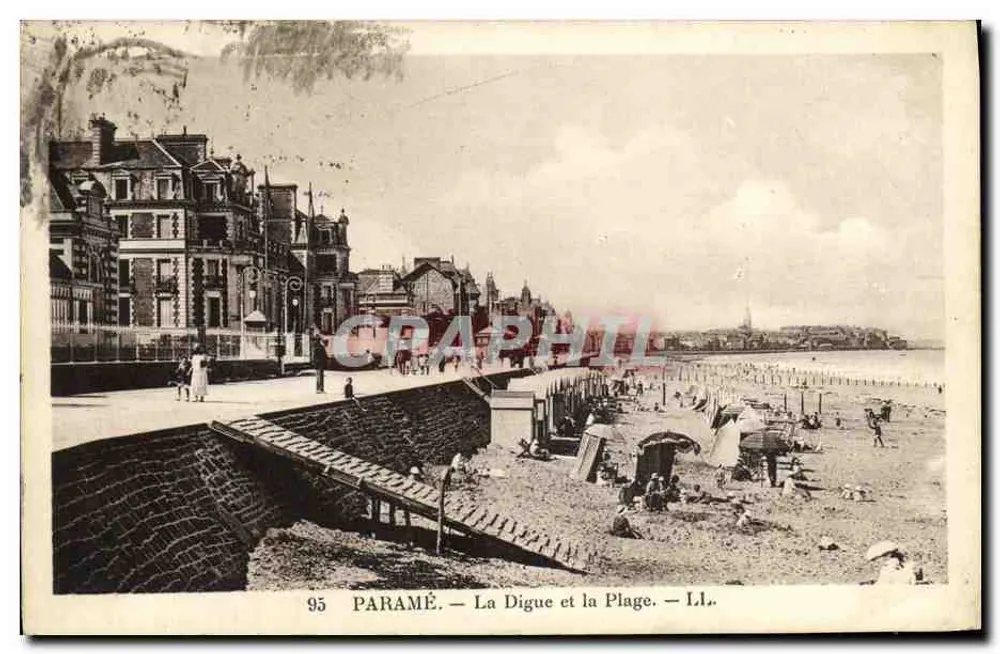 Paramé — A Digue e a Praia — L.L. — n°95 - Frente