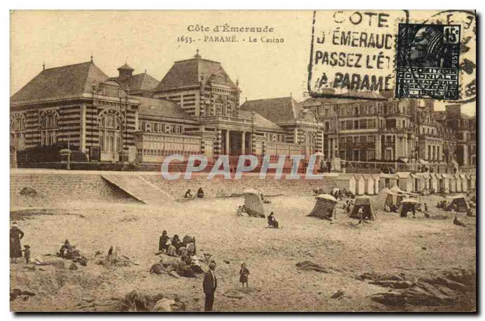 Costa de Émeraude - Paramé - O Casino - Frente