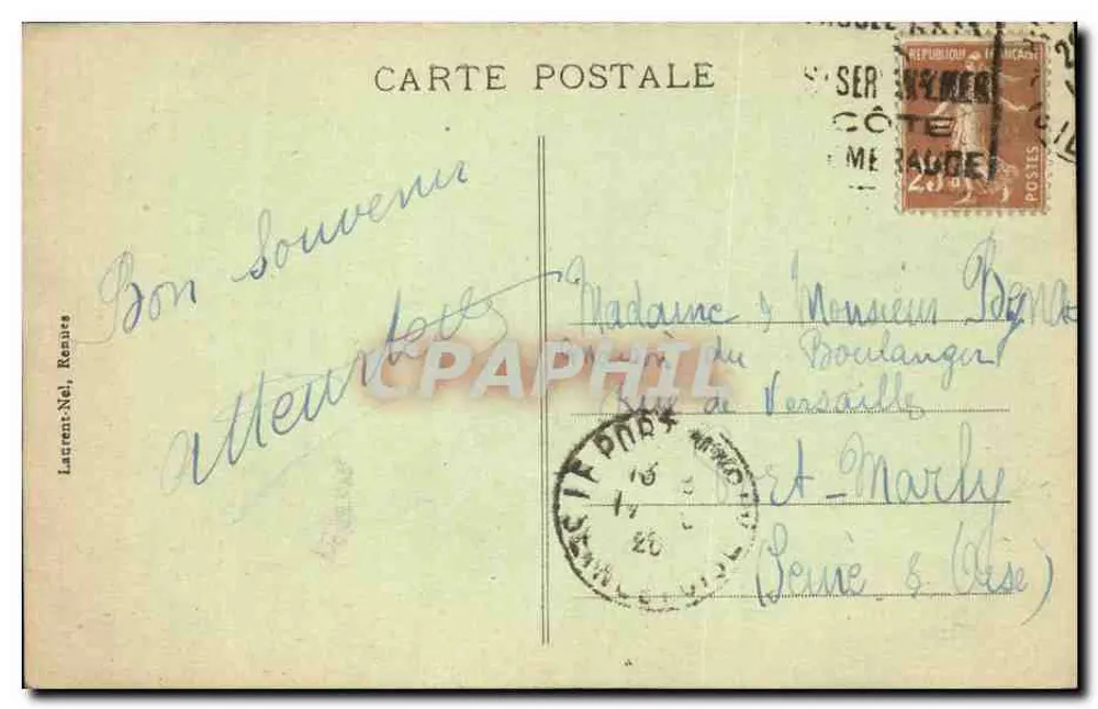 Costa de Émeraude - Paramé - A Digue — Hotel de la Digue - Verso