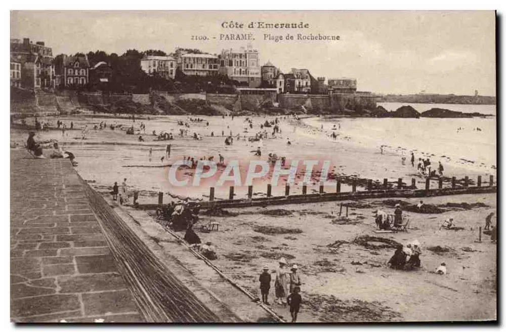 Costa da Esmeralda — Paramé, Praia de Rochebonne — Laurent-Nei, Rennes - Frente