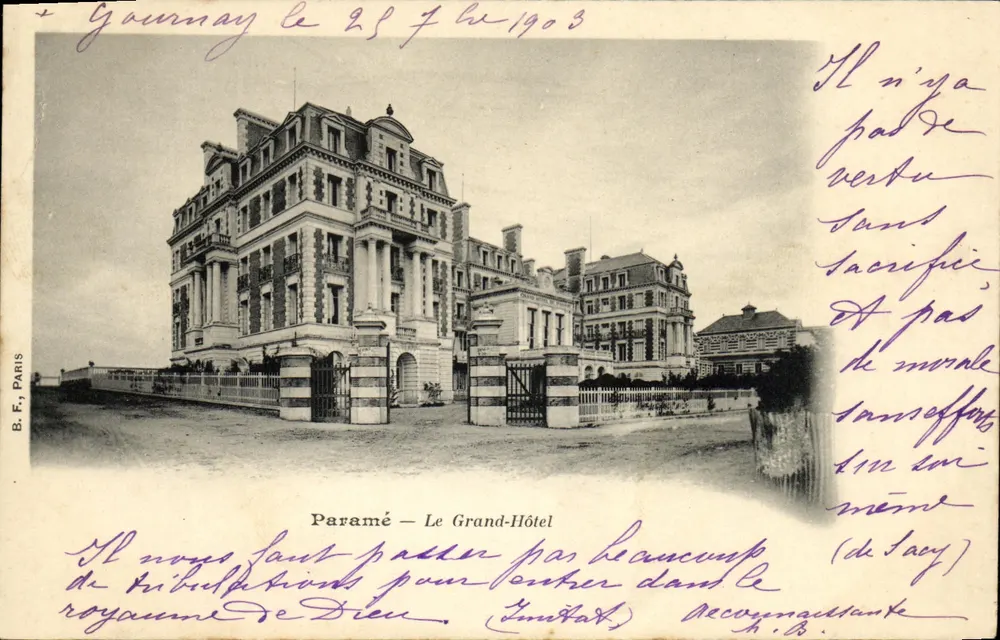 Paramé — O Grand-Hôtel — B.F. Paris - Frente