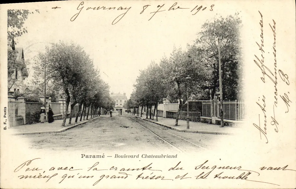 Paramé — Boulevard Chateaubriand — B.F., Paris - Frente