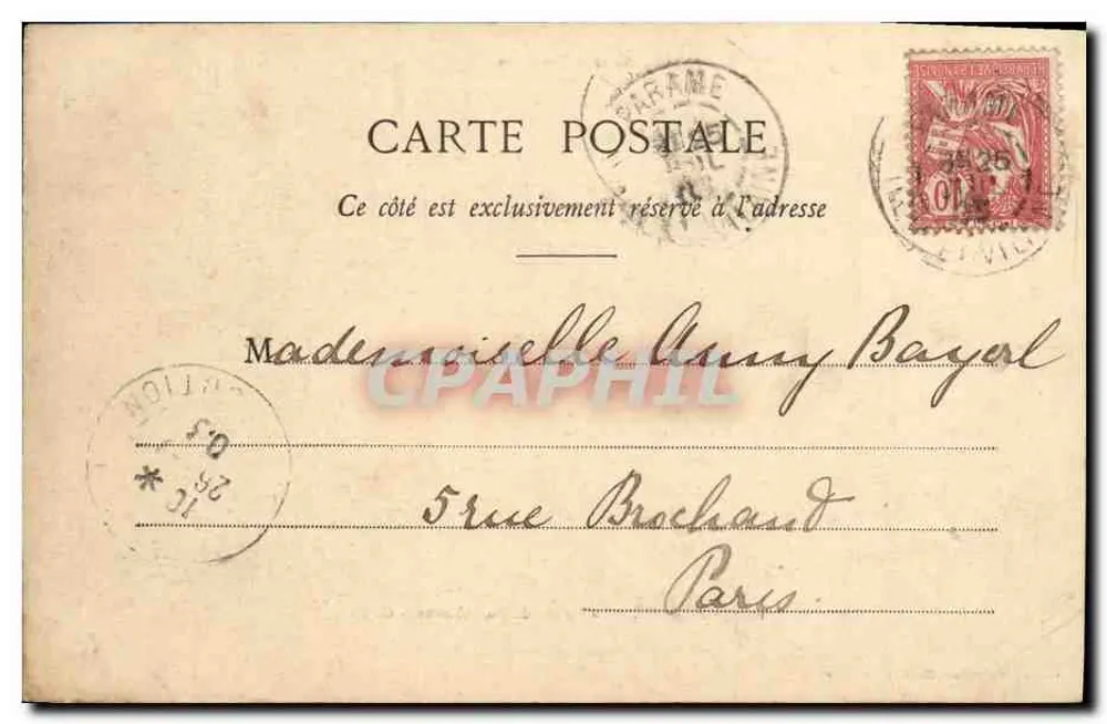 A Ponta de Rochebonne — Parmé, Costa da Esmeralda — G. F. - Coleção Germain St-Malo - Verso