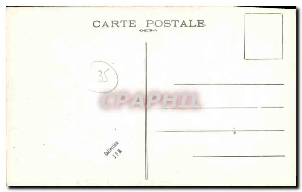Paramé — A Igreja e a Praça — A. Lamiré, Editor, Rennes - Verso