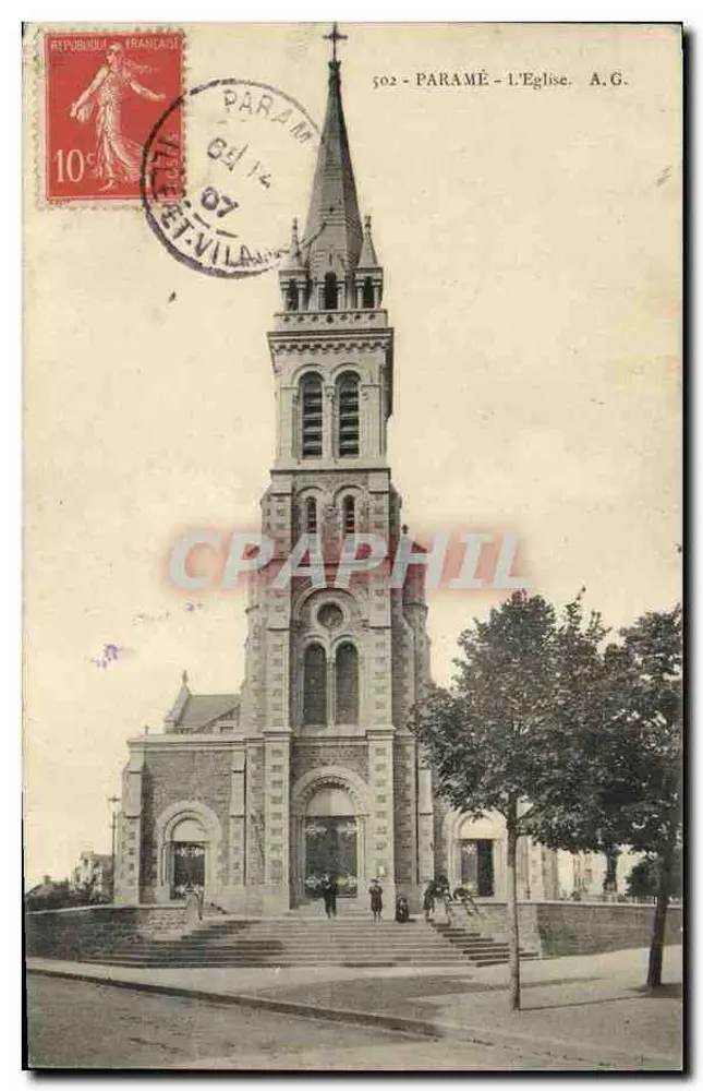 Paramé — A Igreja — A.G. editor, n° 502 - Frente