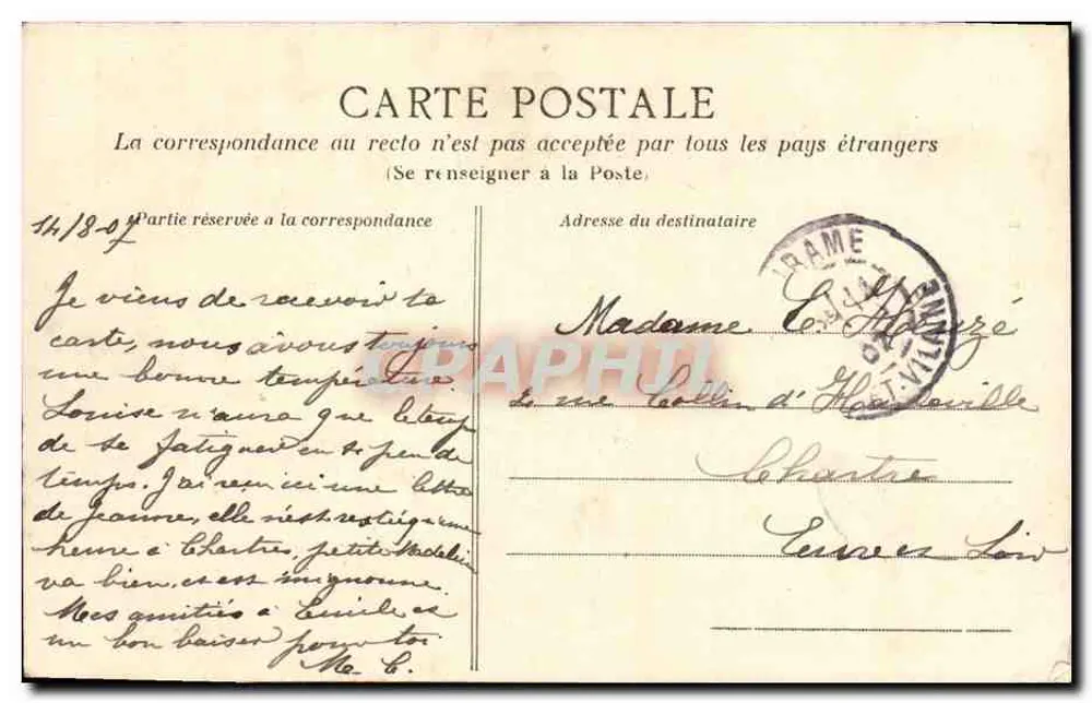 Paramé — A Igreja — A.G. editor, n° 502 - Verso