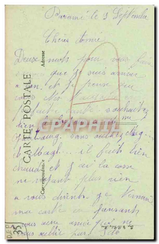 Paramé — O Casino — Graphil - Verso
