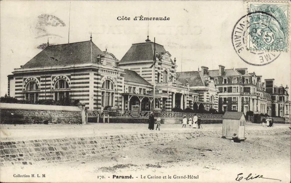Paramé - Das Casino und das Grand-Hôtel — Côte d'Émeraude, Verlag Eoline, Nr. 170 - Vorderseite