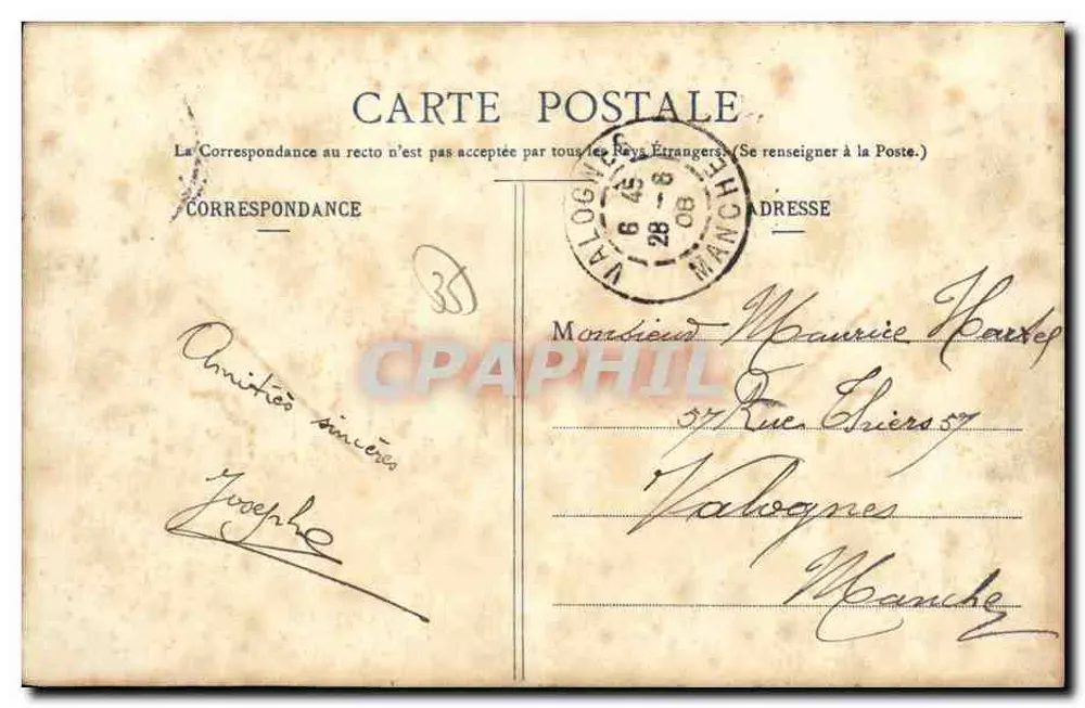 Paramé — Le Carrefour de Rochebonne — Agentur Bidel et L'Villalon - Rückseite