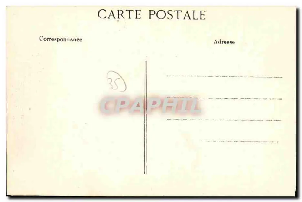 Côte d'Emeraude — Strand in Parame mit dem Hotel Duguy-Trouin — Verlag ELD, Nr. 2716 - Rückseite