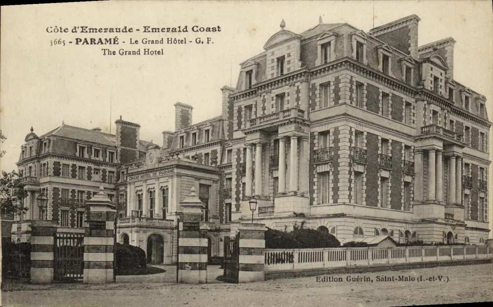 Côte d'Émeraude - Emerald Coast — O Grand Hôtel de Paramé — Edição Guérin, Saint-Malo (I.-et-V.) - Frente
