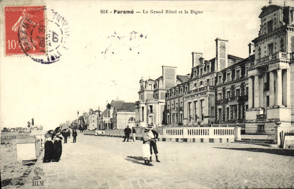 Paramé — Das Grand Hotel und die Digue — HLM - Vorderseite