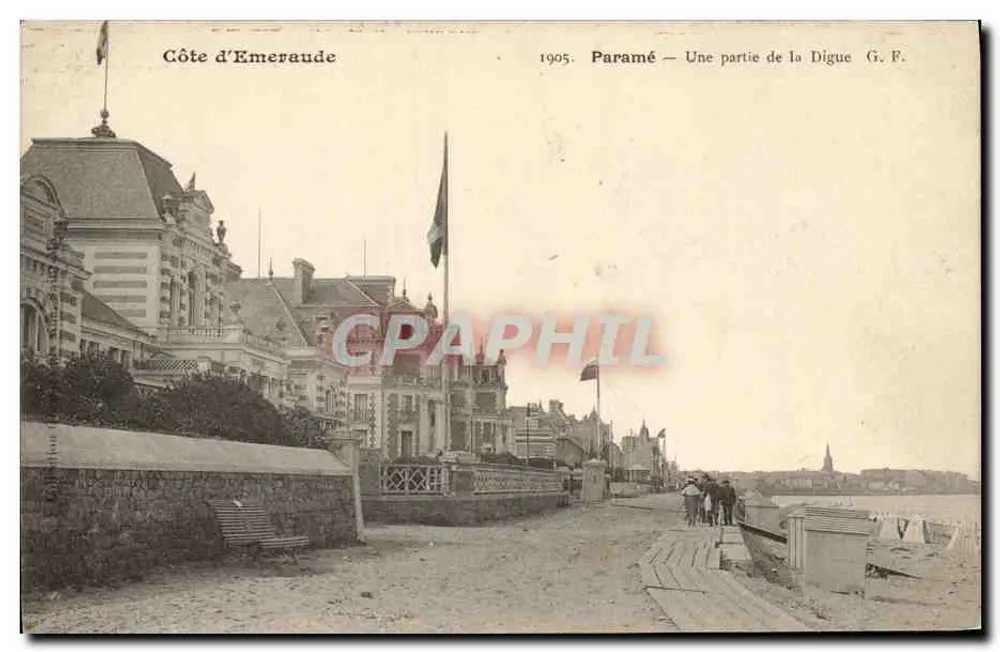Paramé — Parte da Dique — G. P. — Costa da Esmeralda - Frente