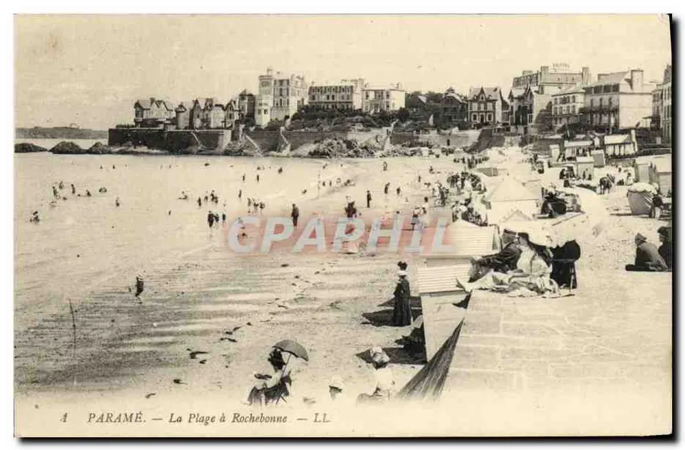 Paramé — A Praia de Rochebonne — LL - Frente