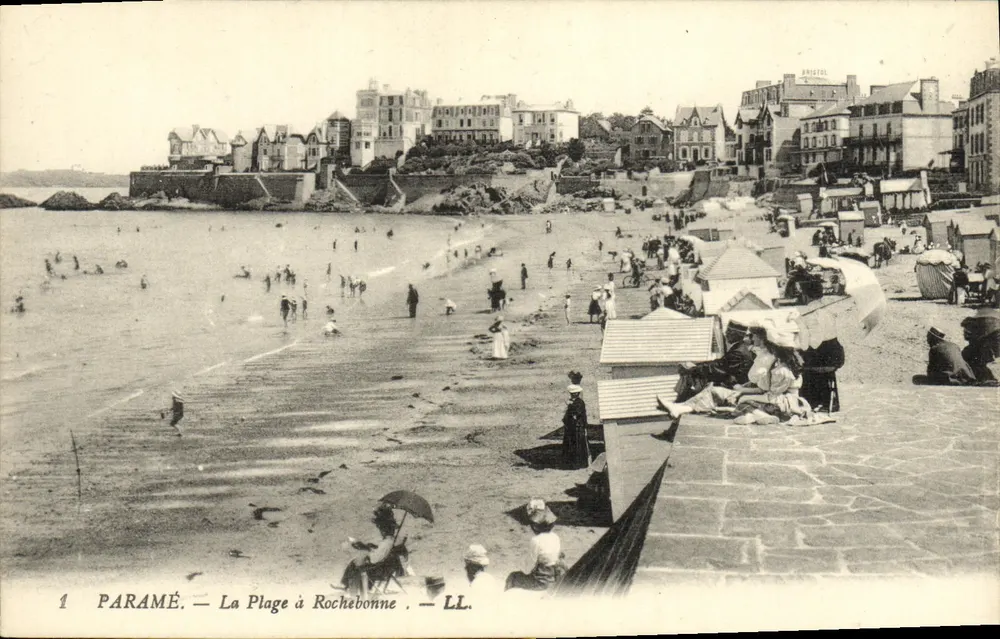 A Praia em Rochebonne — PARAMÉ — LL. - Frente