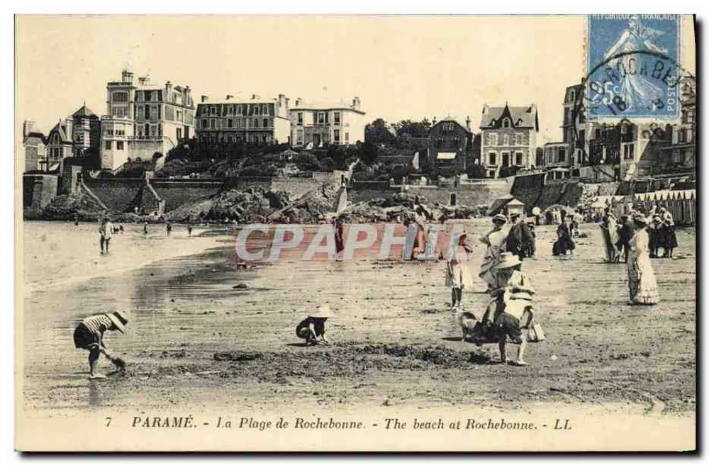 Paramé - A Praia de Rochebonne - LL - Frente