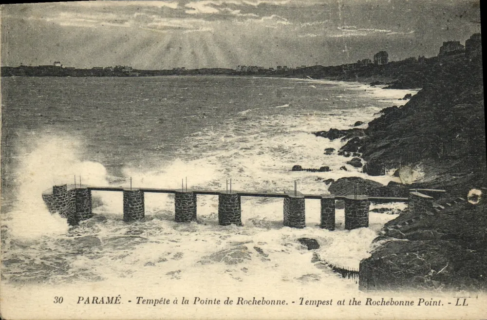 Tempestade na Ponta de Rochebonne — Paramé — LL n°30 - Frente