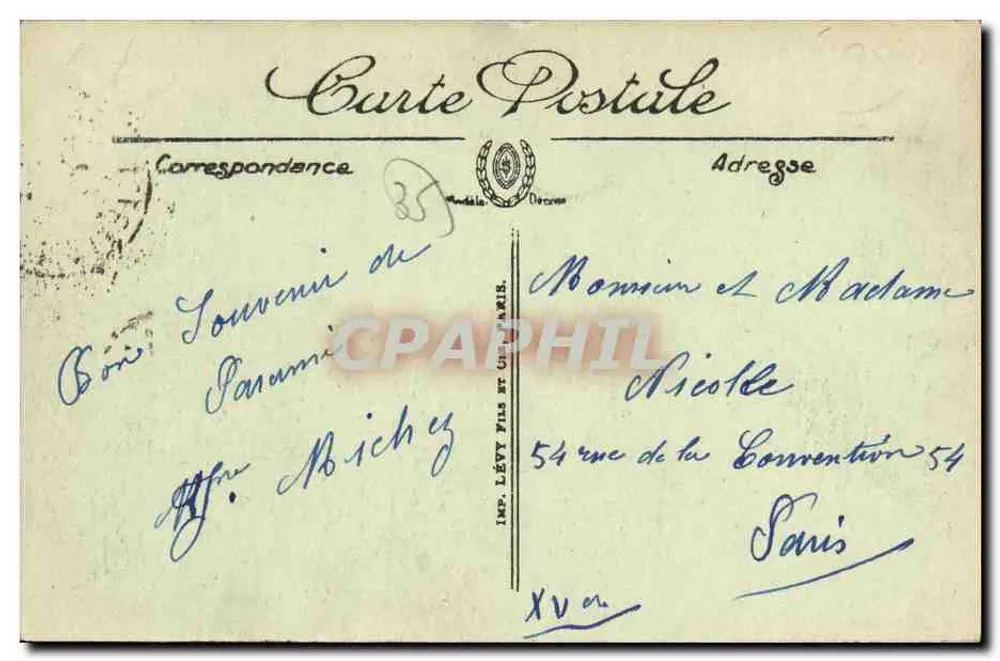 Paramé — Der Boulevard Chateaubriand und das Hotel Continental — LL - Rückseite