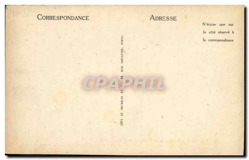 Paramé - La Digue de Rochebonne bei schlechtem Wetter — LL, n°54 - Rückseite