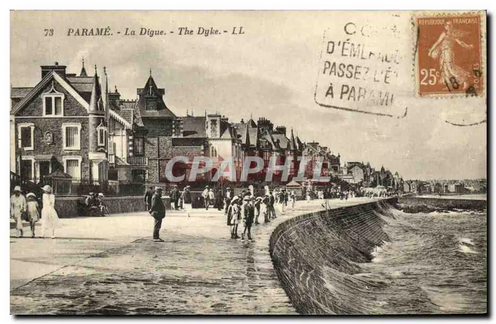 Paramé - La Digue - The Dyke - LL - Frente