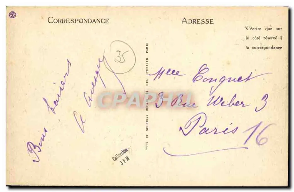 Paramé - La Digue - The Dyke - LL - Verso