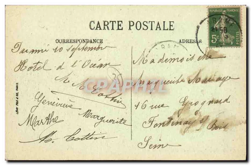 Paramé — Abstieg zum Strand — LL. — n°98 - Rückseite