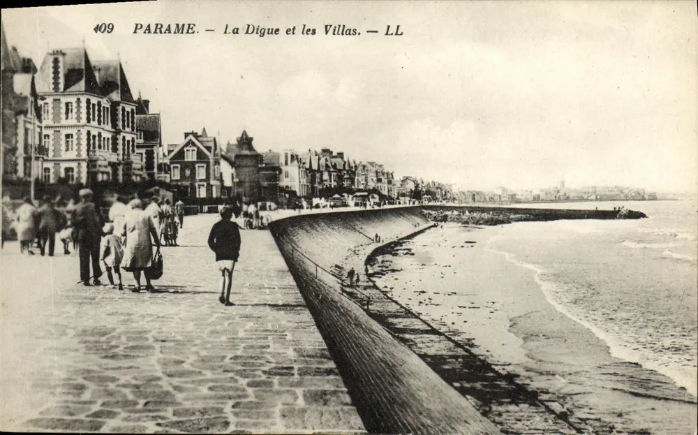 Parame — A Digue e as Villas — LL, n°409 - Frente