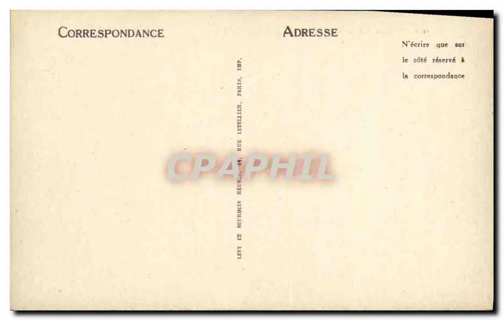 Parame — A Digue e as Villas — LL, n°409 - Verso