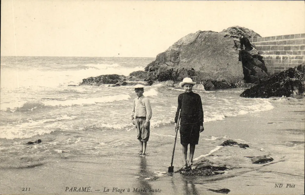 Paramé — A Praia com Maré Alta — ND Phot, n° 211 - Frente