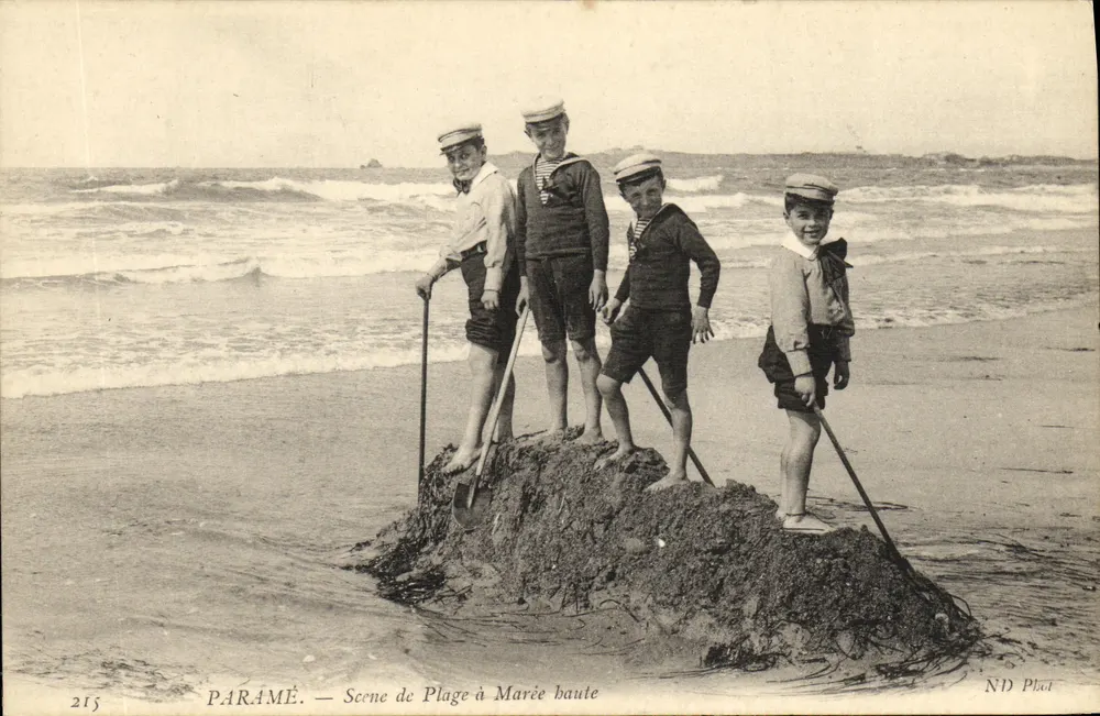 Parâmé — Strandbild bei Ebbe — ND Phot - Vorderseite