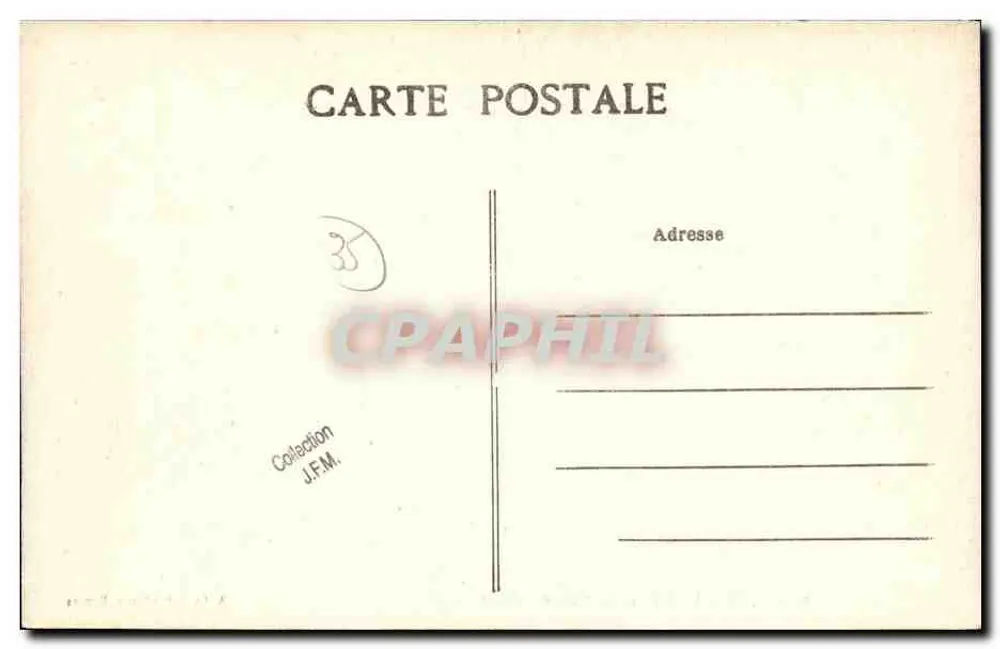 Pipriac (Ille-et-Vilaine) — Chalet de Caharet — A. Lumière, editor, Rennes - Verso