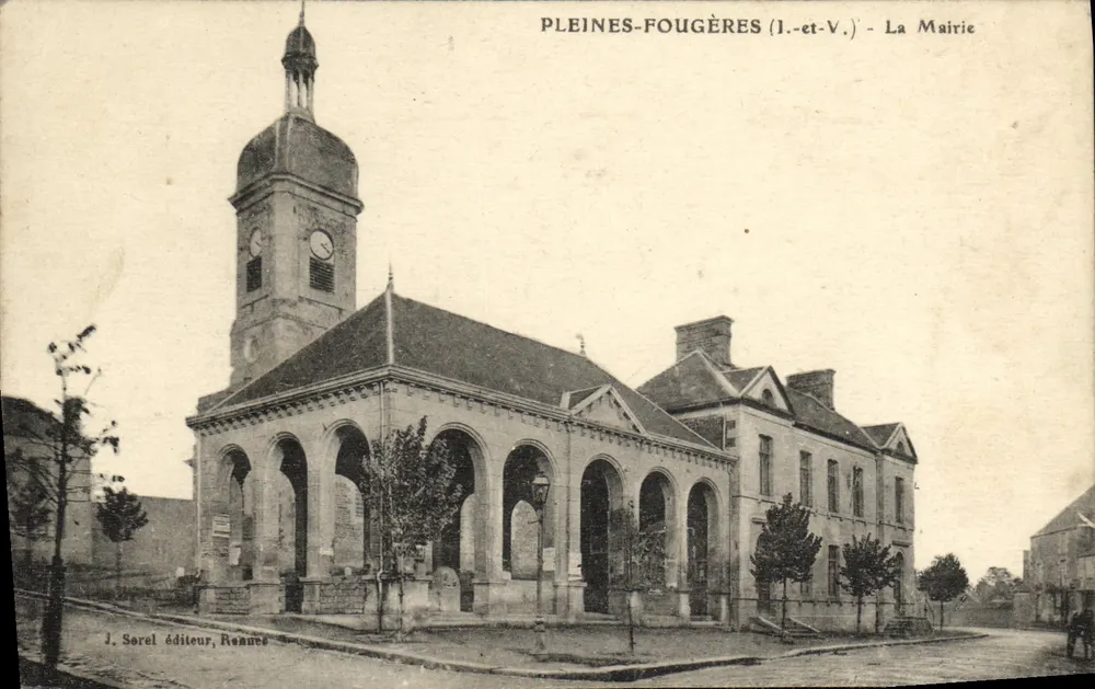 Pleines-Fougères (Loire-et-Vendée) — Das Rathaus — Verlag J. Sorel, Reaines - Vorderseite