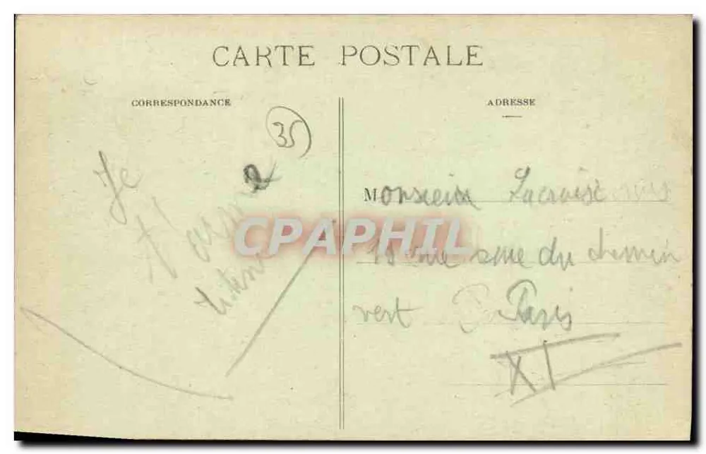 Pleines-Fougères (Loire-et-Vendée) — Das Rathaus — Verlag J. Sorel, Reaines - Rückseite