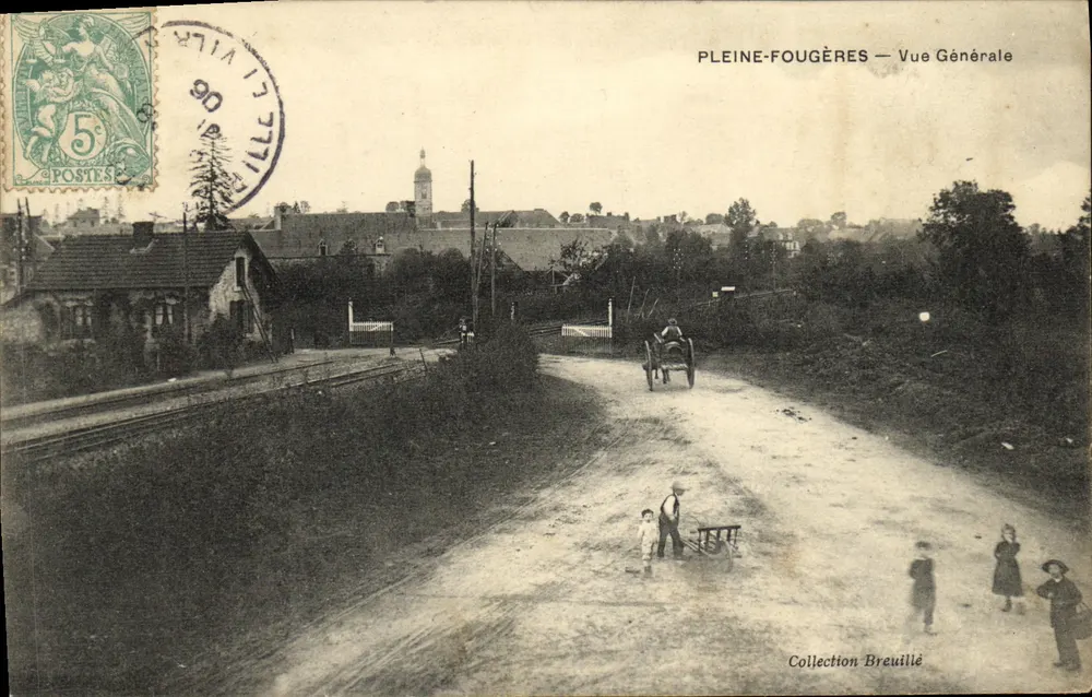 Pleine-Fougères — Vue Générale — Collection Breuillé - Recto