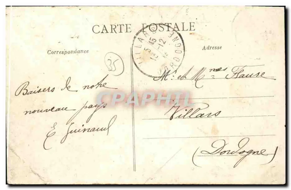 Plélan-le-Grand — Vue générale — Le bas de la Ville — éditeur : L'Édition A. Wurz - Rückseite