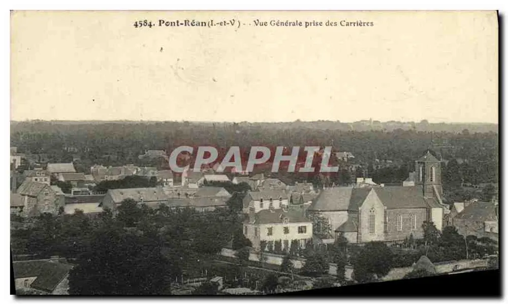 Pont-Réan (Loir-et-Cher) — Allgemeiner Blick von den Steinbrüchen — unbekannter Verleger, Nr. 4584 - Vorderseite