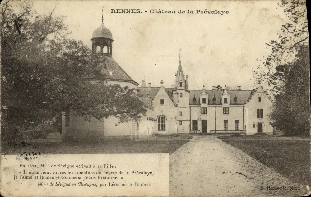 Rennes — Castelo da Prévalaye — E. Hamonic, fot. - Frente