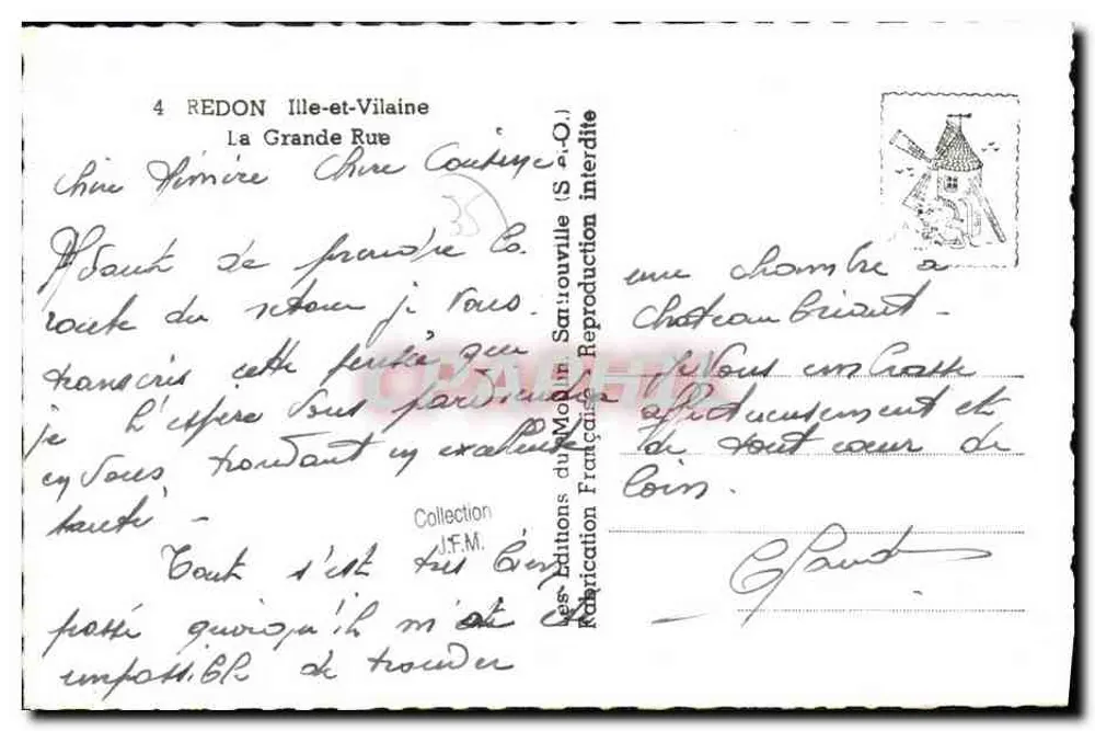 Ploërmel — Rue de la Gacilly — Editor Buggy Fix - Verso