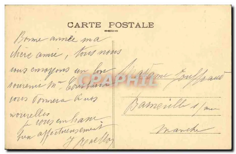 Redon (Ille-et-Vilaine) — Allgemeiner Blick Richtung Bahnhof und Hügel Beaumont — unbekannter Verlag, Seriennummer 11 - Rückseite