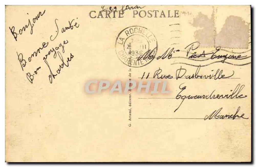 Redon (Ille-et-Vilaine) — O Estaleiro — G. Arland, editor, n°34 - Verso